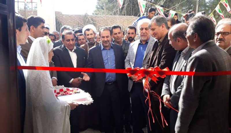 Opening of Sivand Multipurpose Sports Hall in Fars province, from co-sponsored projects on February 9, 2018