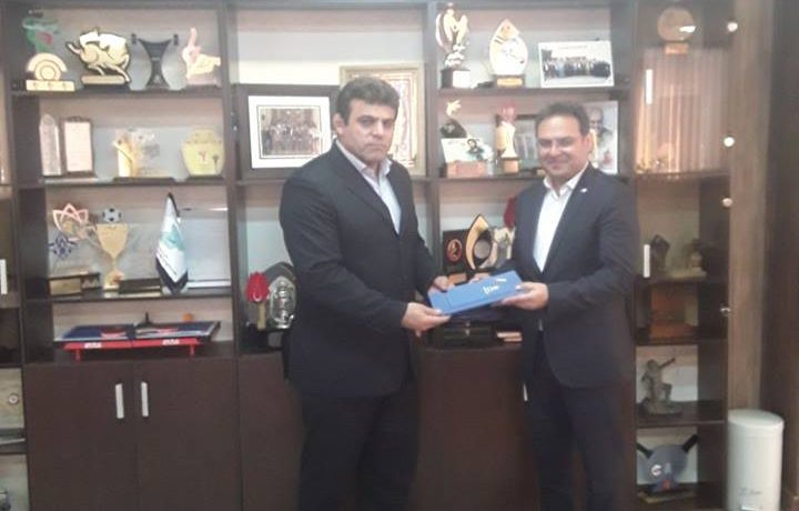 Presented a plaque of appreciation to Mr. Rahimian, CEO of Day Engineer