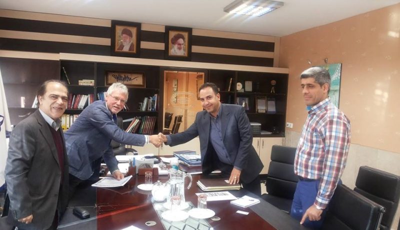 Breakfast at the office of Mr. Eng. Abbassi, Deputy Minister of Engineering and Engineering of the company for the development and maintenance of sports facilities in the presence of Mr. Eng. Sander Duma