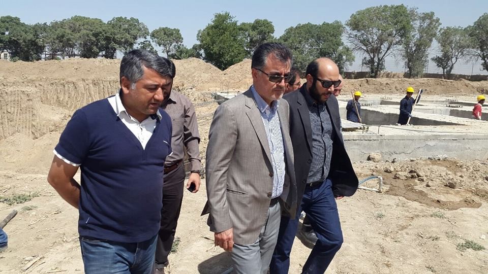 Visit of Mr. Vahabzadegan, Managing Director of the Development Organization of Tehran Municipality, from the project of the religious cultural complex near the city of Aftab on May 29, 2016