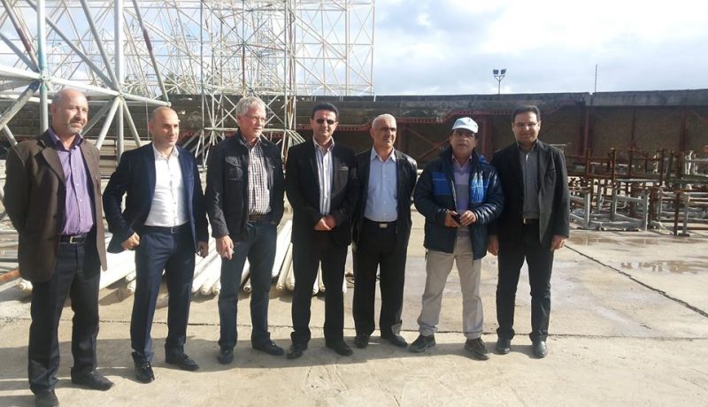 Visit of Engineer Sander Duma and Mr. Rahimian to the Sari Bike Track Project
