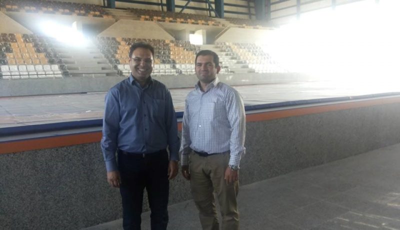 Visit of Mr. Rahimian, CEO, from Shiraz Ship House Project and Sivand Sports Hall in Fars Province on 01/06/2016