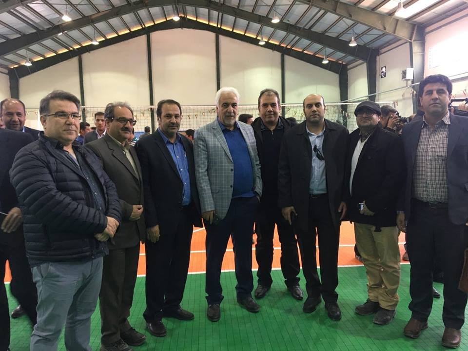 Opening of Sivand Multipurpose Sports Hall in Fars province, from co-sponsored projects on February 9, 2018