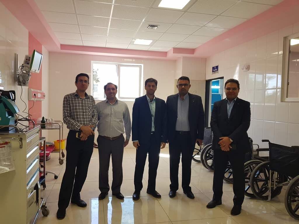 Emergency department of Qamar Bani Hashem Khoy Hospital was opened by the Minister of Health and Medical Education