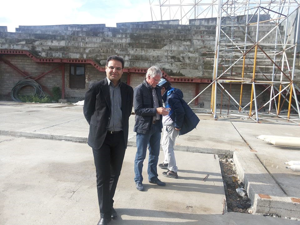 Visit of Engineer Sander Duma and Mr. Rahimian to the Sari Bike Track Project