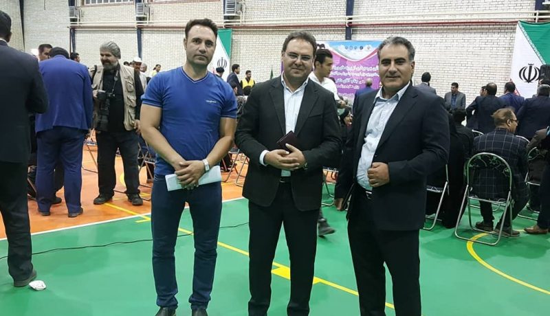 The opening ceremony of the Sports Hall of Martyrs Mehrazin Malard