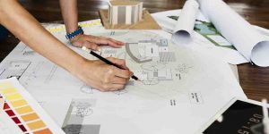 Design Studio Architect Creative Occupation Blueprint Concept