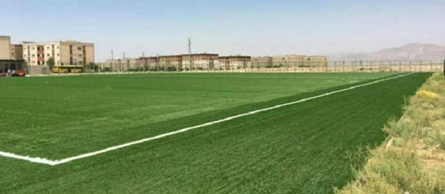 افتتاح پروژه های چمن مصنوعی مهر امام رضا(ع) و سالن ورزشی چند منظوره خاتون آباد پاکدشت