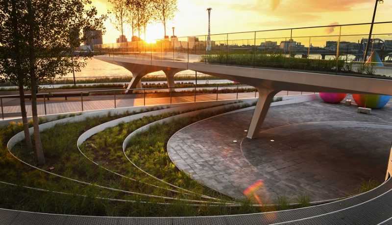 DS+R’s New Linear London Park Opens to the Public