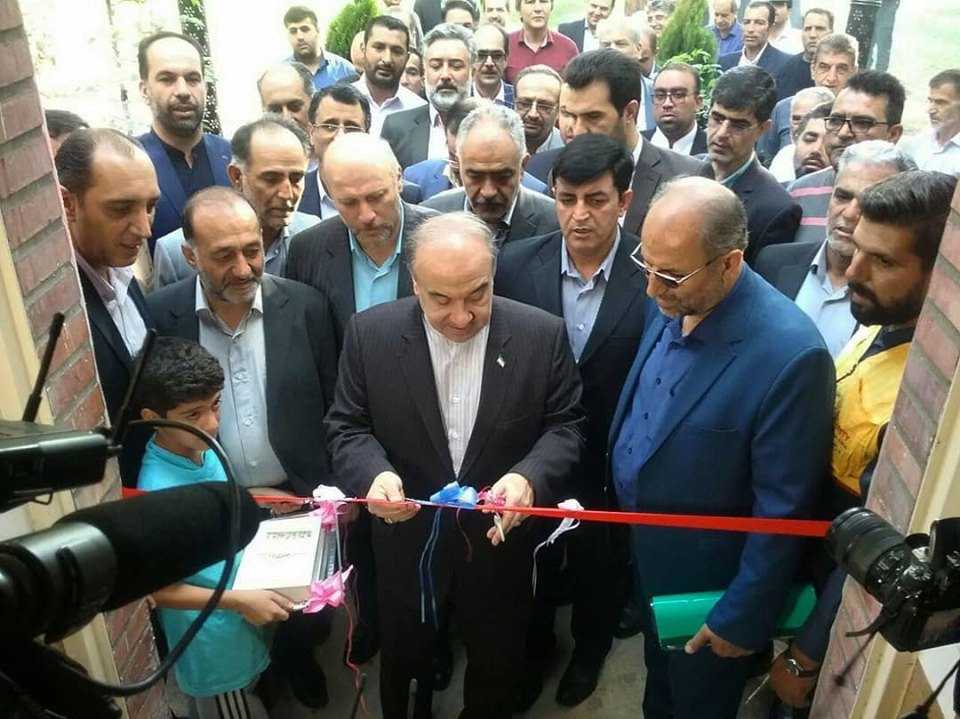 افتتاح سالن ورزشی شهید ثامنی راد ورامین و هفت پروژه ورزشی دیگر در استان تهران