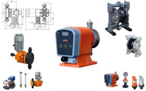 range and models of metering pumps and accessories by WRS chemical dosing pumps and systems